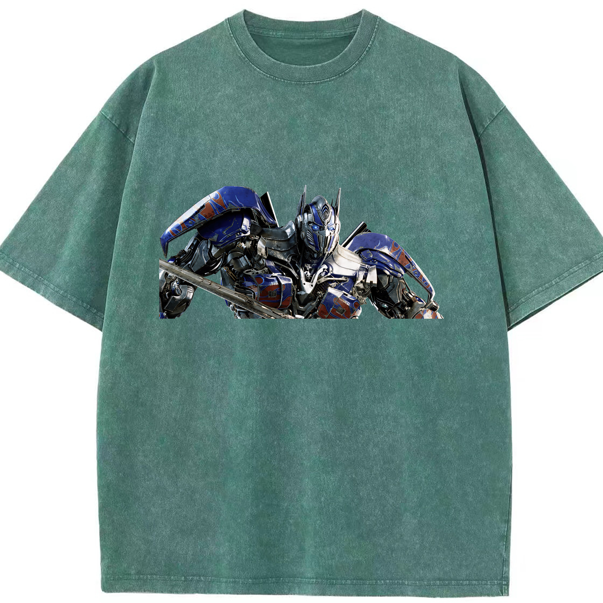（画像用） Transformers トランスフォーマー 綿100% ヴィンテージ風 半袖Tシャツ（フロントプリント）